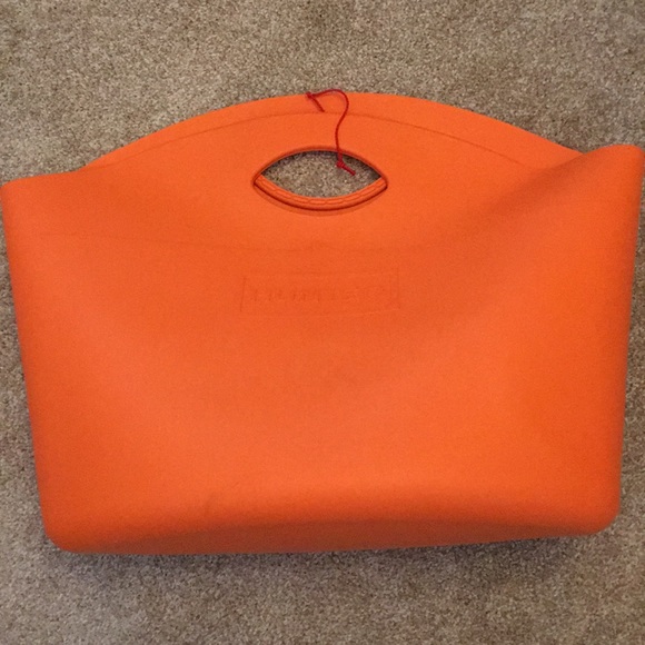 hunter rubber tote bag